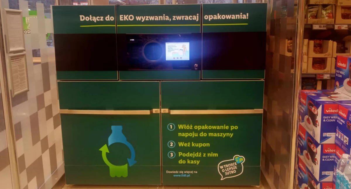 Pierwszy butelkomat w Suchej Beskidzkiej już działa