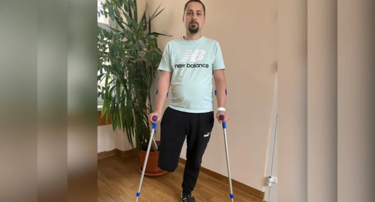 Pomóżmy Mariuszowi z Białki stanąć na dwie nogi! - Zbiórka na protezę i rehabilitację.
