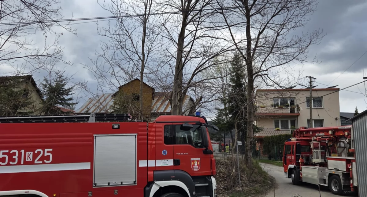 Popołudniowy pożar w Białce