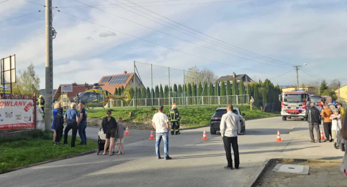 Popołudniowy wypadek w Jordanowie (Aktualizacja)