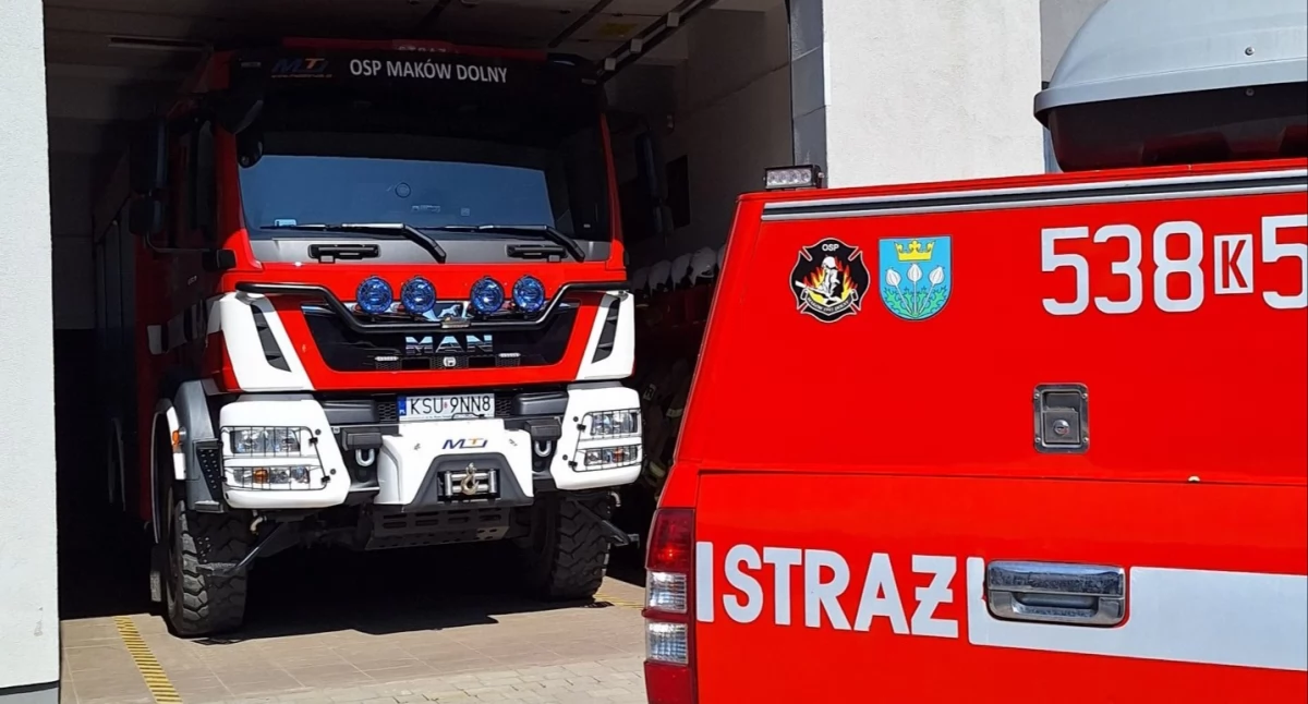 Nowy garaż dla OSP Maków Dolny. Druhowie dziękują za wsparcie!