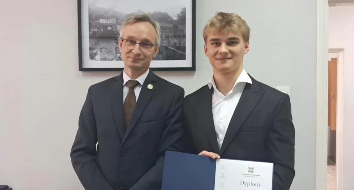 Mateusz Kuta Laureatem III Stopnia Konkursu „O Złoty Indeks PK”