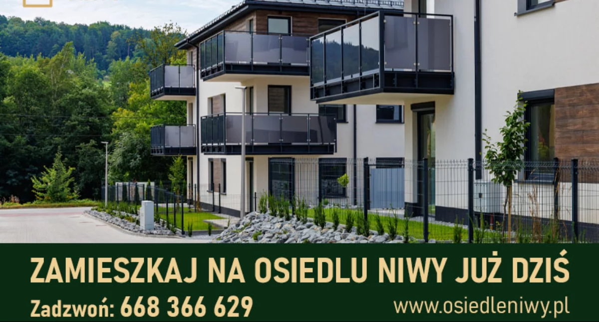  Osiedle Niwy w Wadowicach – nowa, w 100% ukończona inwestycja deweloperska w sercu Małopolski