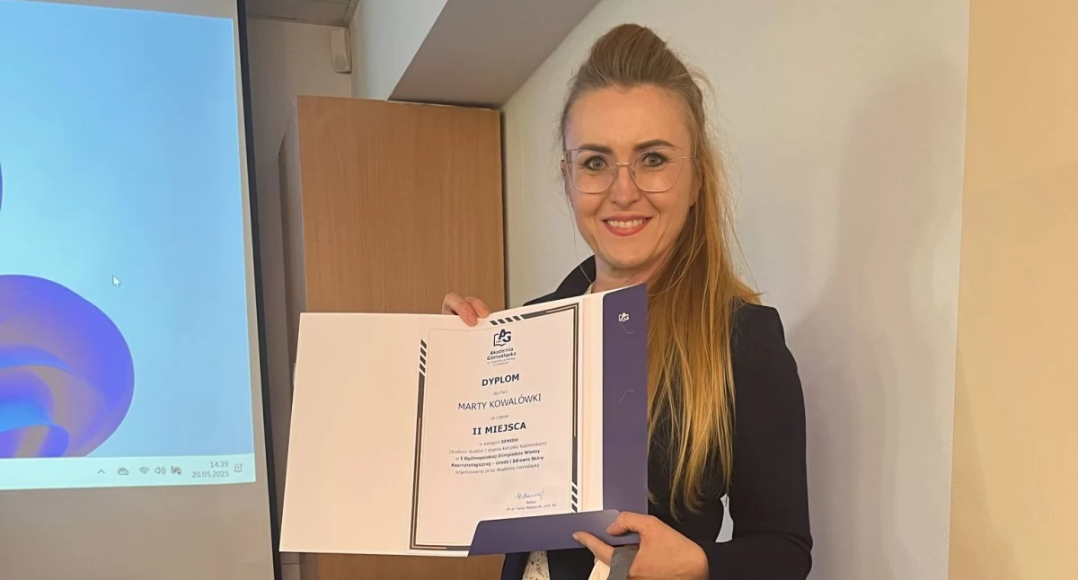 Marta Kowalówka z Makowa Podhalańskiego na podium ogólnopolskiej olimpiady!