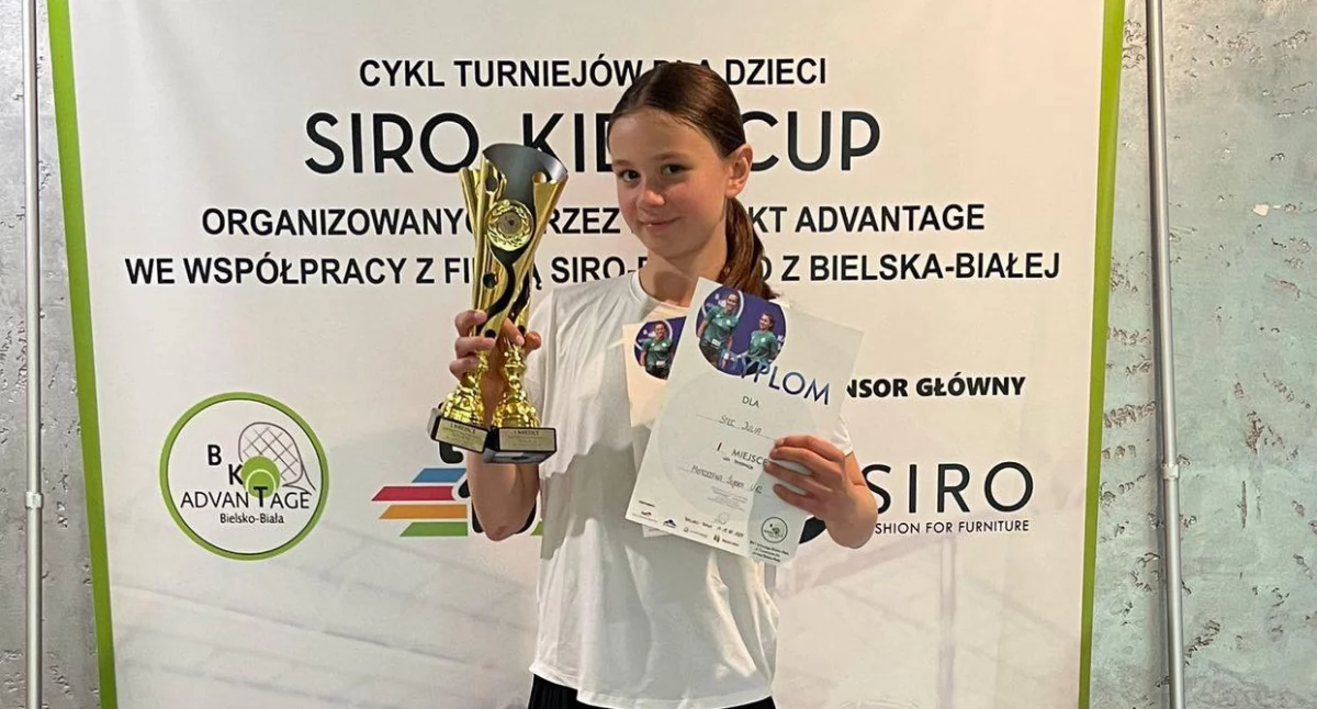 Julia Stec i Hubert Stec w gronie najlepszych tenisistów na Śląsku