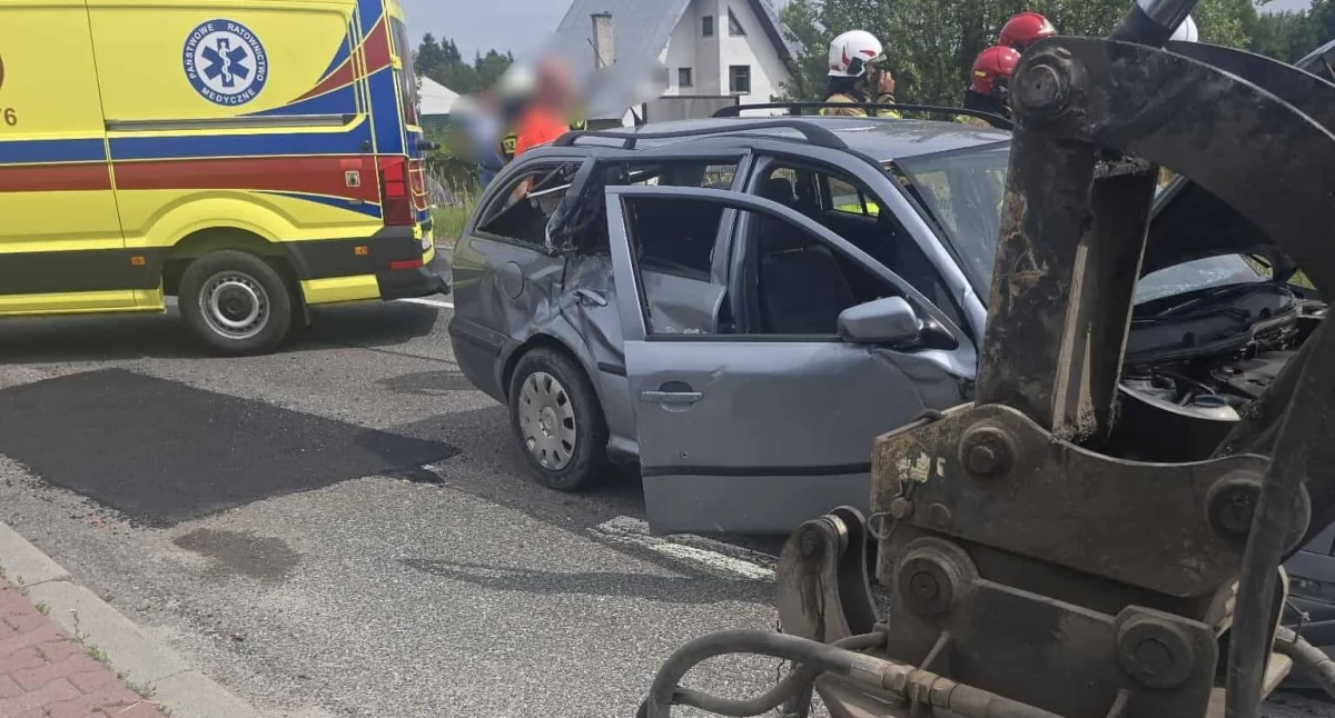 Zderzenie na DK28 w Naprawie – utrudnienia w ruchu