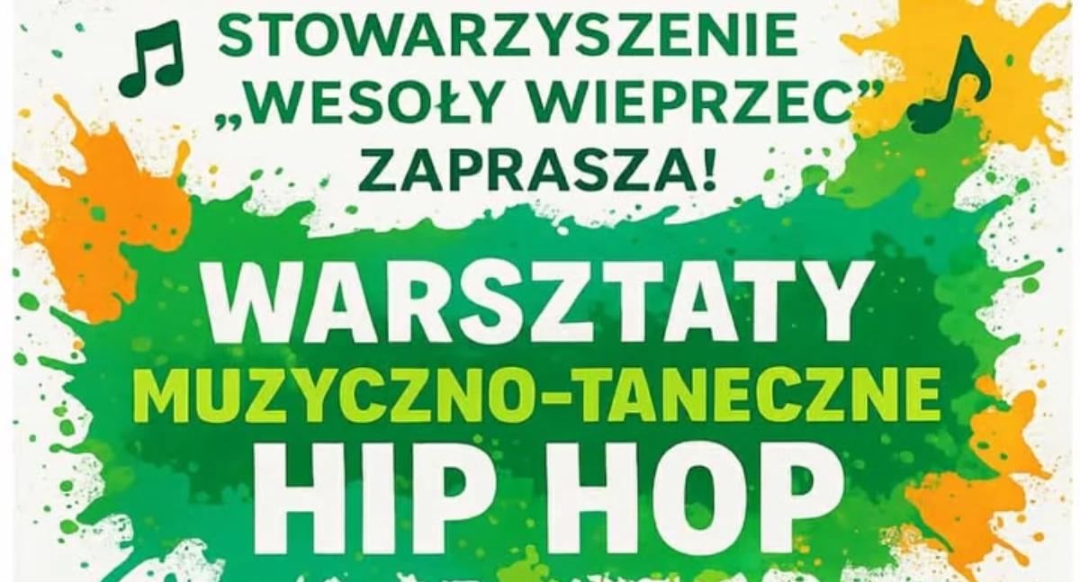 Muzyczno-Taneczna Energia w Wieprzcu – Warsztaty HIP HOP już 3 lipca!