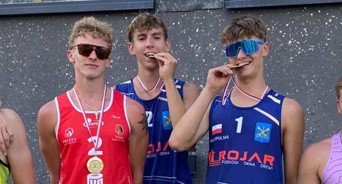 Krzysztof Sala mistrzem Małopolski juniorów w siatkówce plażowej!