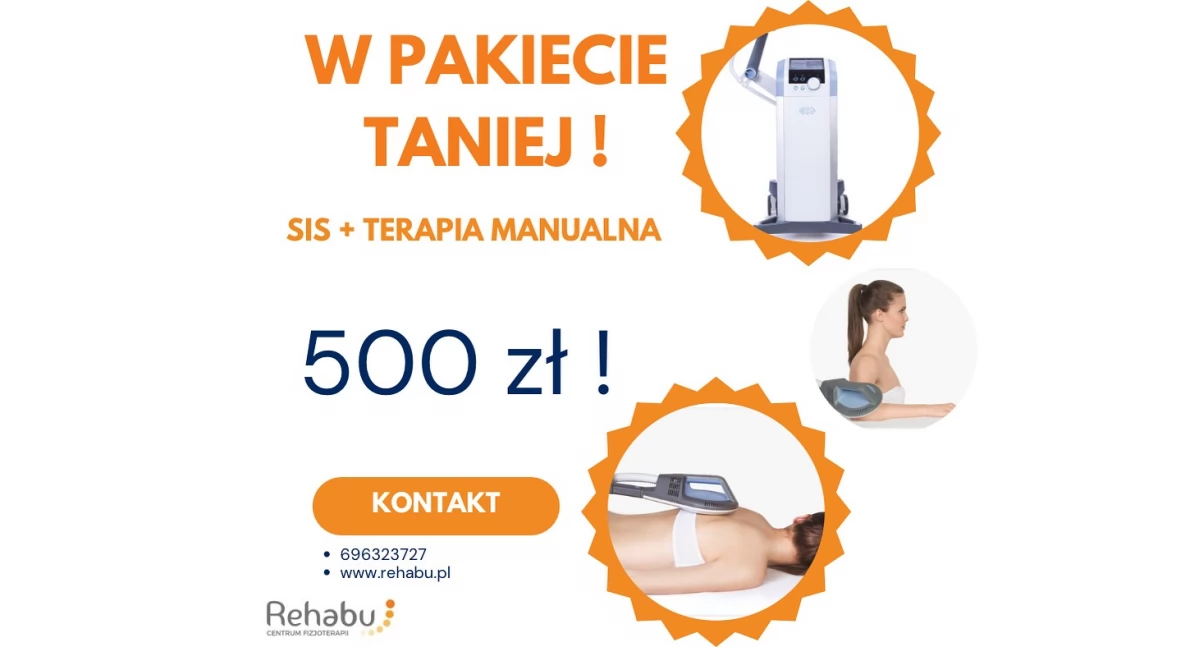 SIS + terapia manualna – pakiet 5 wizyt tylko za 500 zł!