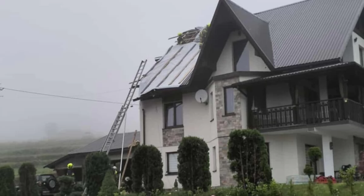 Bilans popołudniowej nawałnicy w powiecie suskim 
