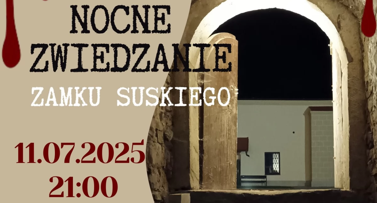 Tajemnice suskiego zamku po zmroku – rusza kolejna edycja Nocnego Zwiedzania