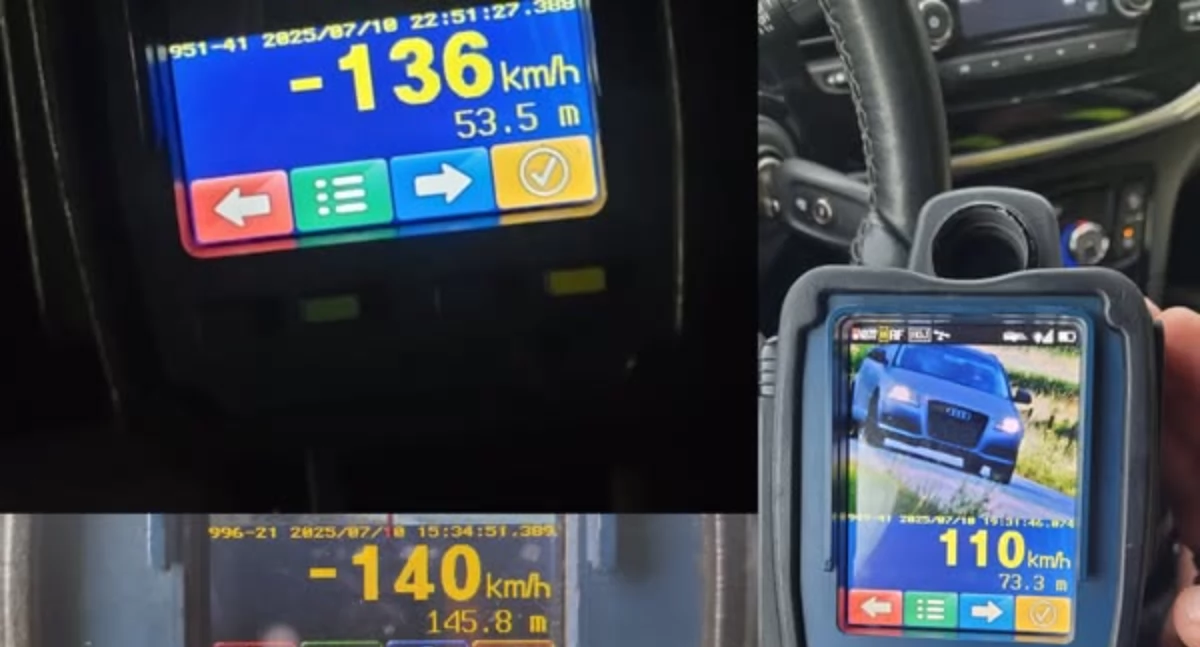140 km/h w terenie zabudowanym – kierowca stracił prawo jazdy