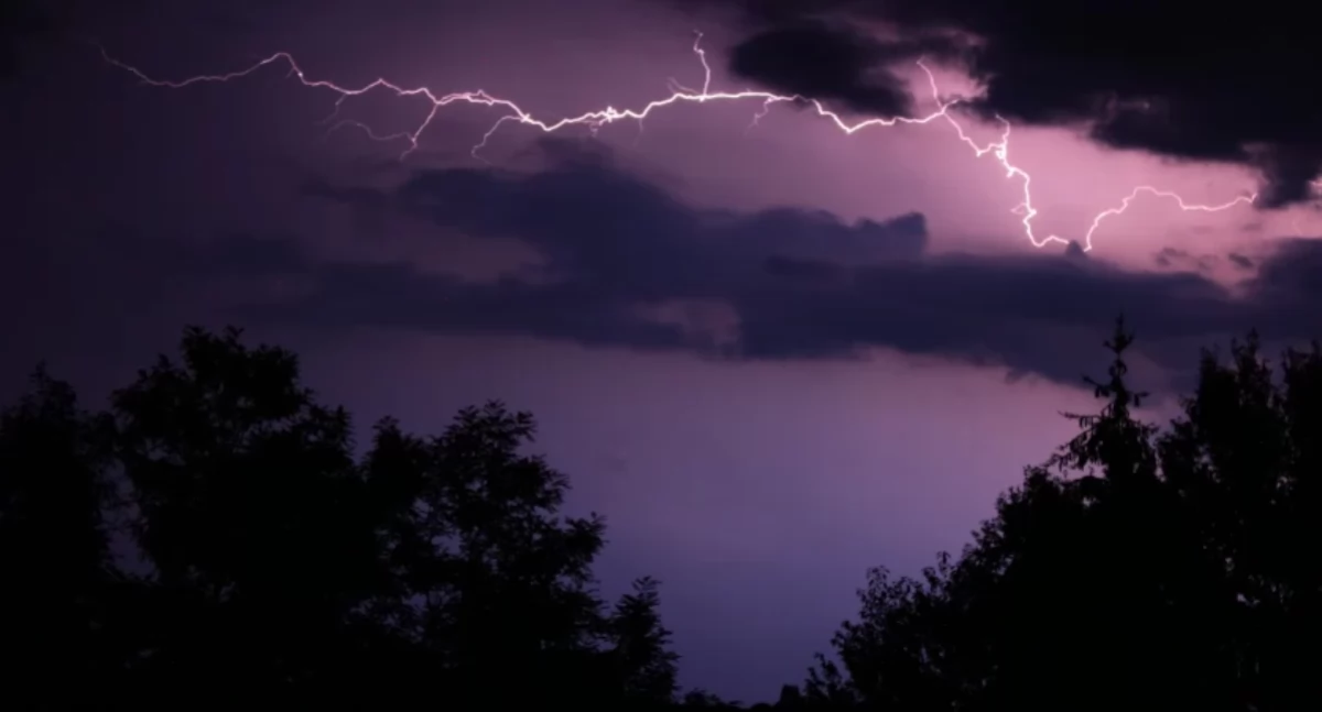 Ostrzeżenie meteorologiczne IMGW – Burze, powiat suski