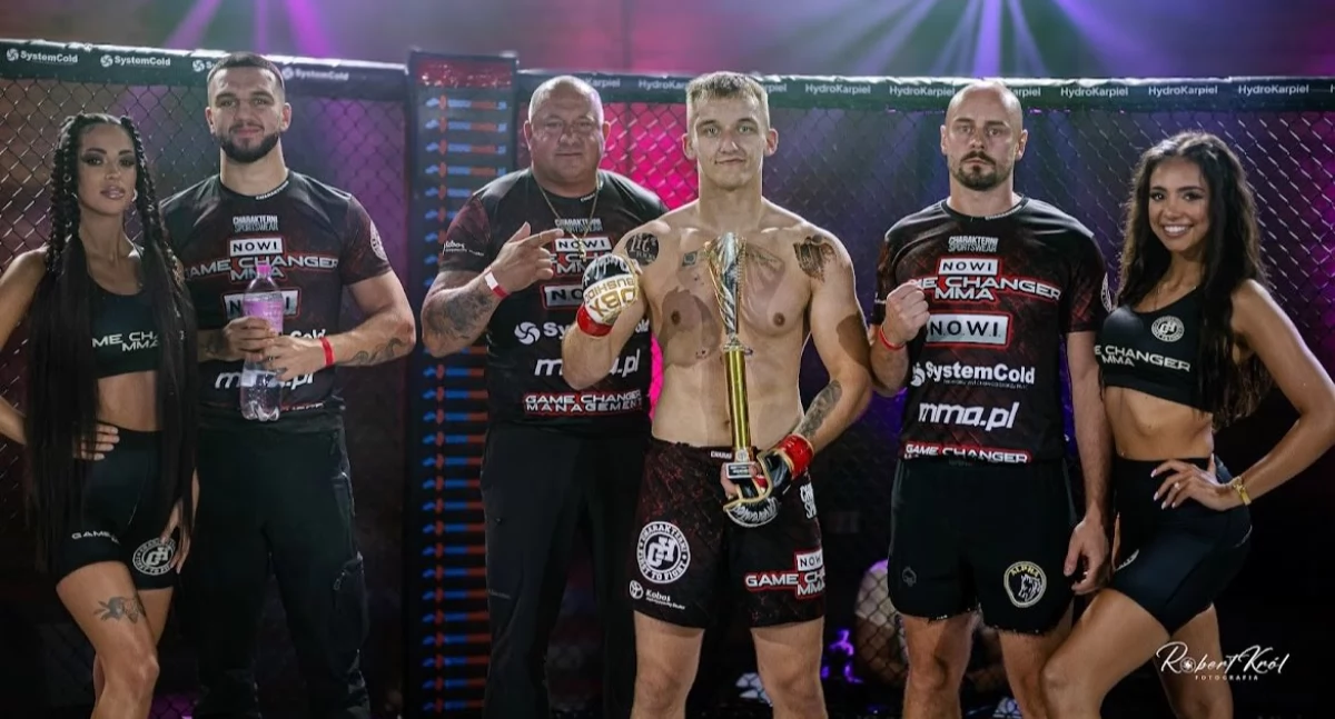 Kacper Szczerba i Andrzej Karkula zwyciężają przed czasem w GameChanger MMA 3 w Rabce-Zdrój!
