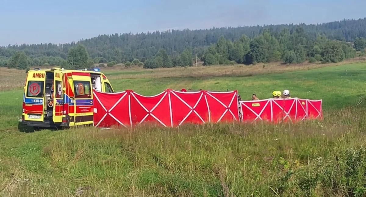 Tragiczny poranek w Małopolsce. Nie żyje jedna osoba.