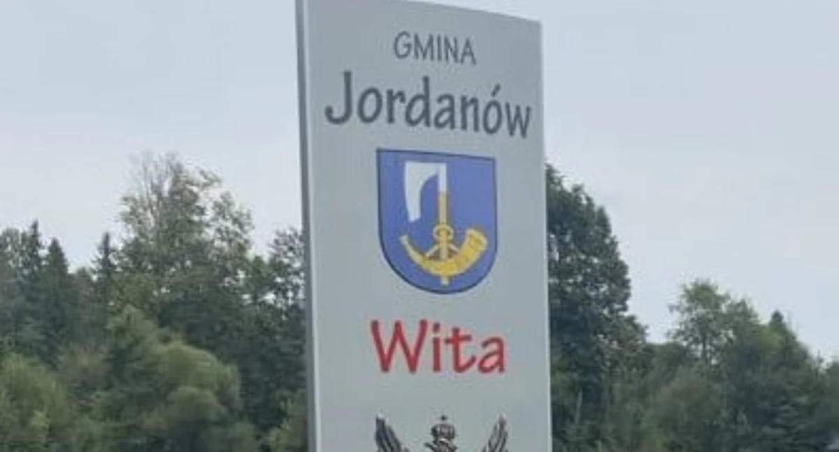Bitwa o Wysoką upamiętniona na nowym witaczu. To pierwszy taki obiekt w Gminie Jordanów
