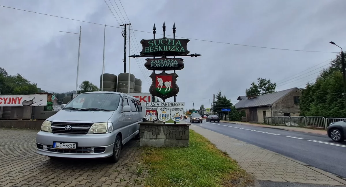 Goście z miasta partnerskiego odwiedzili Suchą Beskidzką   
