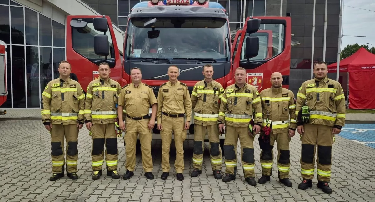 Strażacy z Suchej Beskidzkiej reprezentowali Małopolskę na Mistrzostwach Polski w Ratownictwie Technicznym