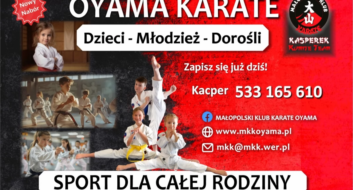 Nowy nabór do treningów karate w Bystrej, Osielcu i Stryszawie