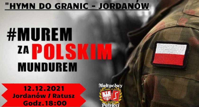 Pikieta w Jordanowie – wsparcie dla Polskiego Munduru! 