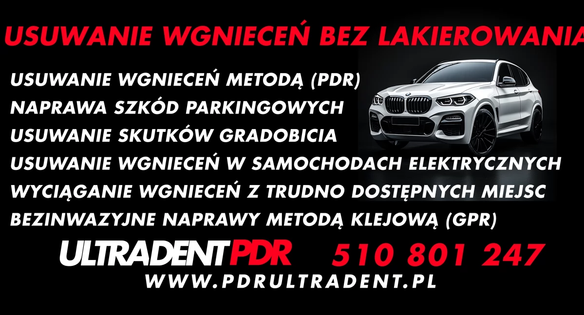 ULTRA DENT PDR szybkie i precyzyjne usuwanie wgnieceń metodą PDR i GPR    