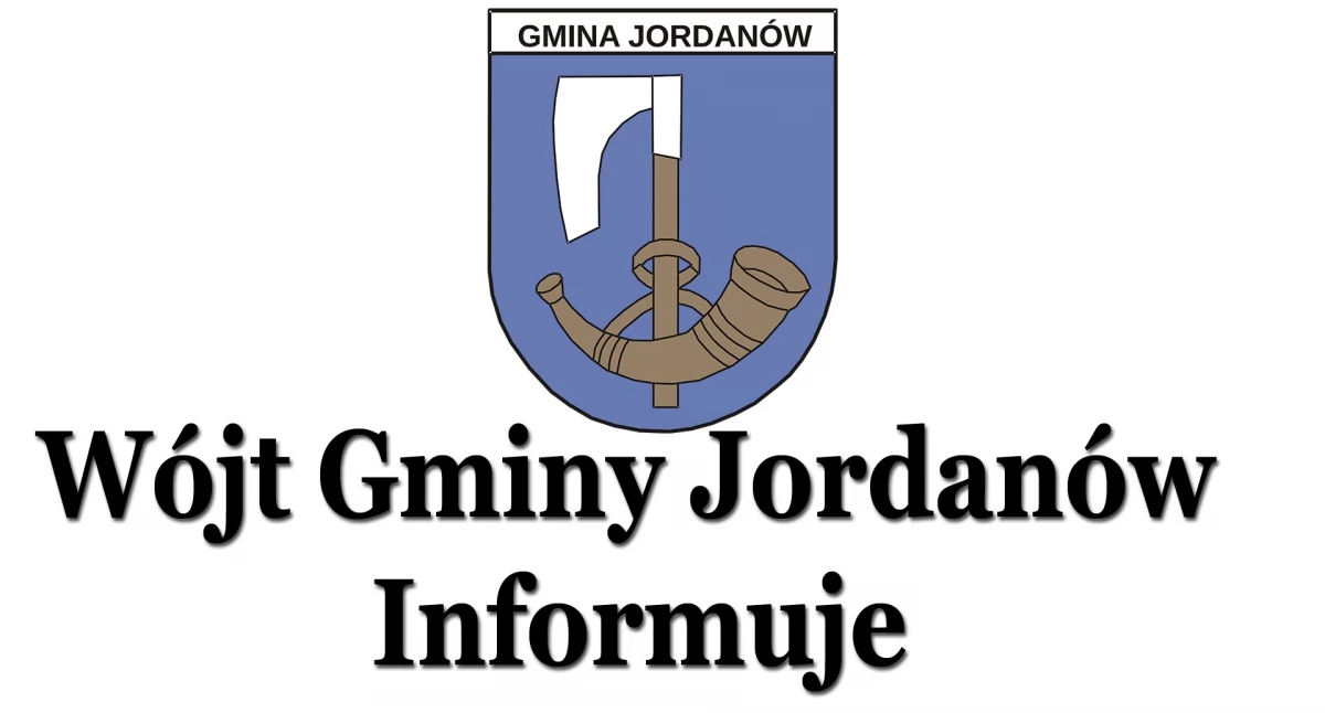 Wójt Gminy Jordanów informuje   