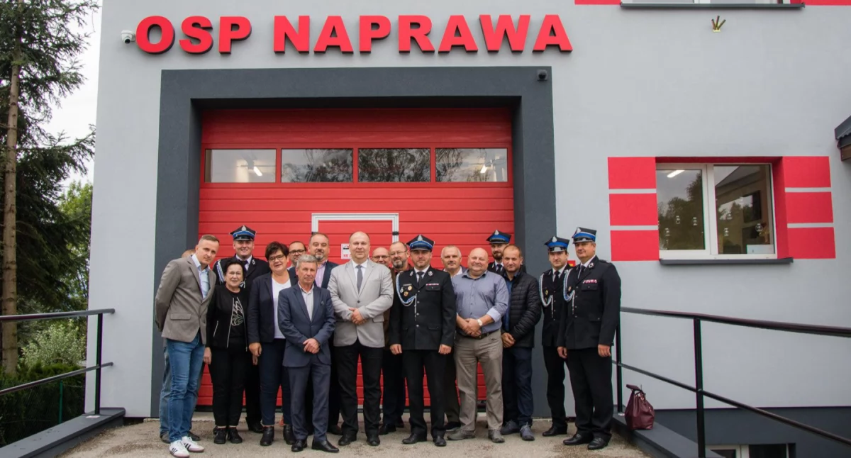Remiza OSP Naprawa po termomodernizacji