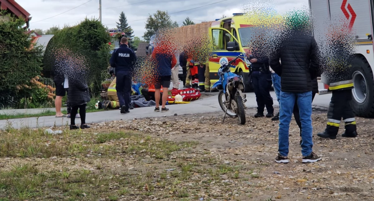 Groźny wypadek w Bystrej Podhalańskiej (video) - Aktualizacja 
