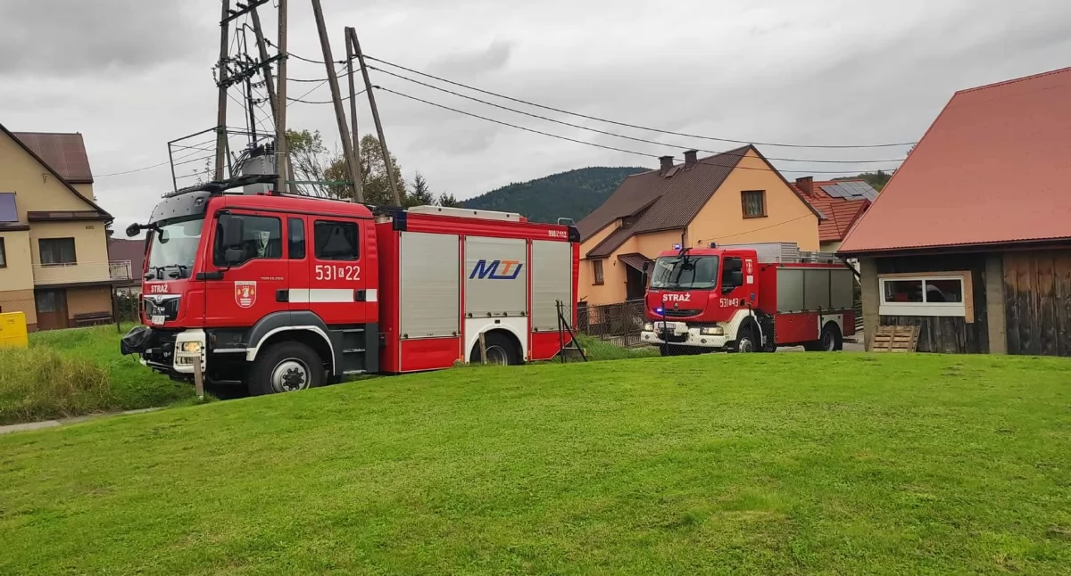 Uszkodzone przyłącze gazu w Białce – interwencja słuzb