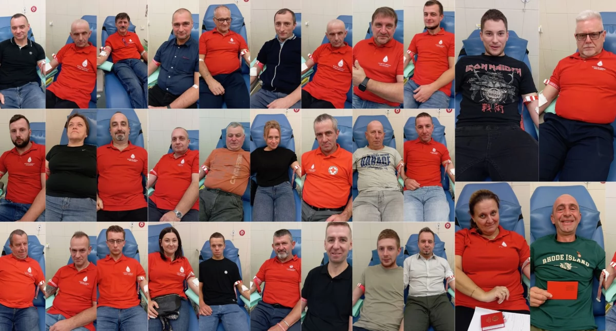 Udana akcja krwiodawstwa w Suchej Beskidzkiej – 14,4 litra krwi od dawców