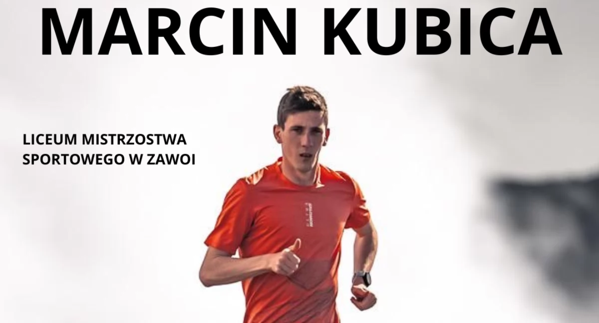 Spotkanie z Marcinem Kubicą w Liceum Sportowym w Zawoi.