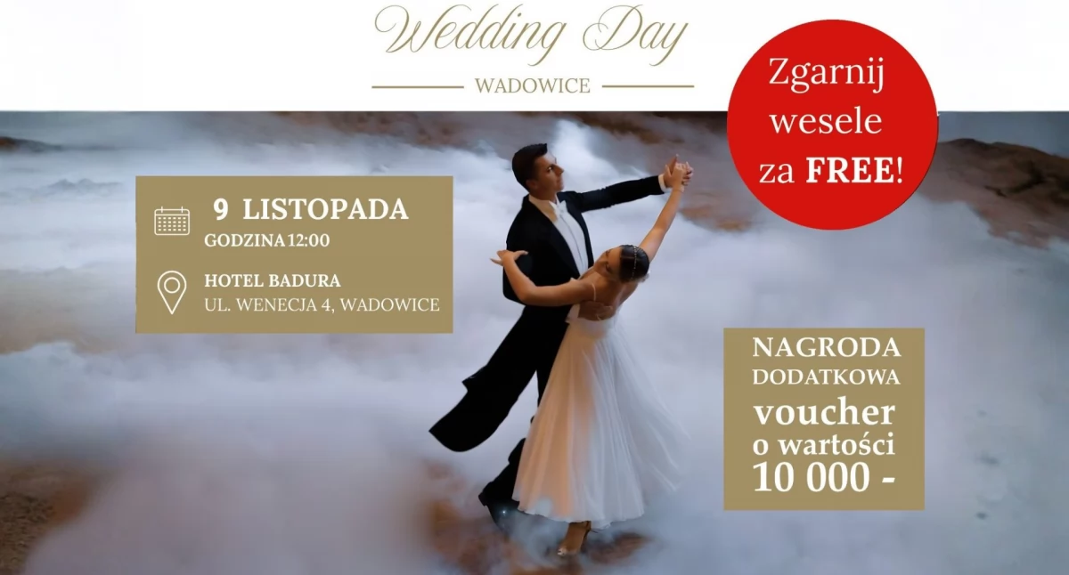 Wedding Day Wadowice 2025 – targi ślubne wracają do Hotelu Badura