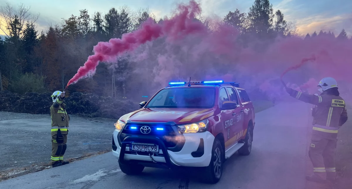 Nowy samochód w służbie druhów z Wysokiej