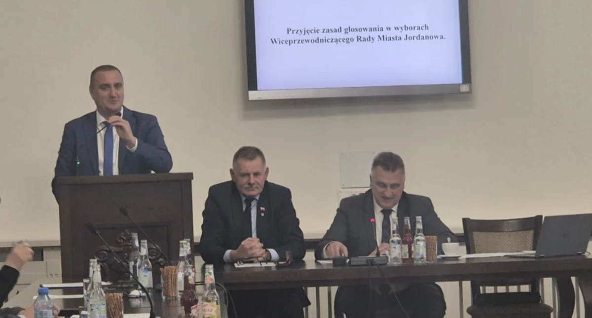 Andrzej Śliwa nowym wiceprzewodniczącym Rady Miasta Jordanowa