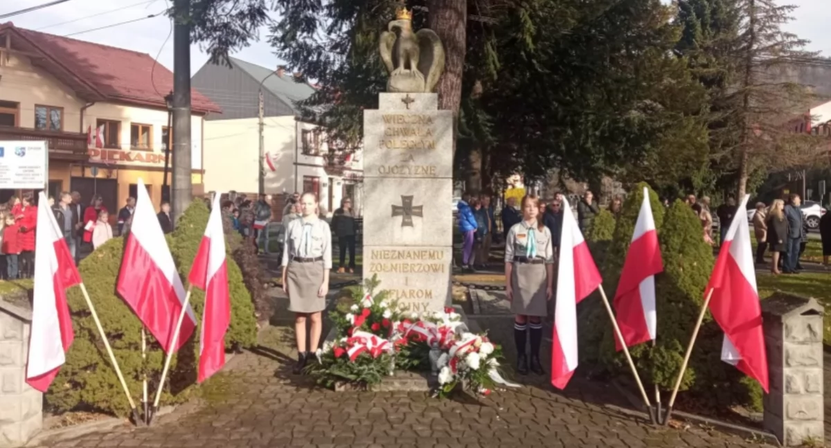 Uroczyste obchody Narodowego Święta Niepodległości w Makowie Podhalańskim