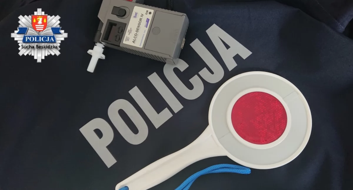 Kierował samochodem bez świateł za to z promilami i na zakazie