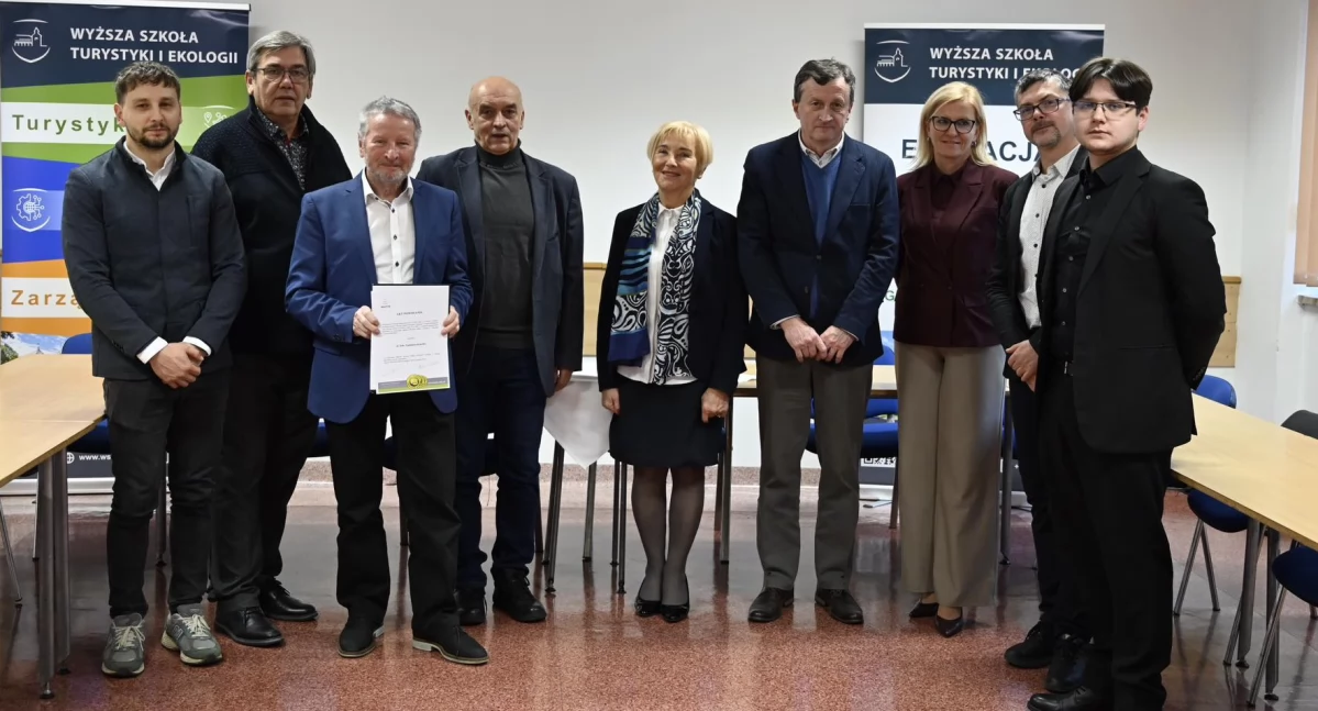 Dr hab. Zygmunt Kruczek nowym rektorem Wyższej Szkoły Turystyki i Ekologii w Suchej Beskidzkiej