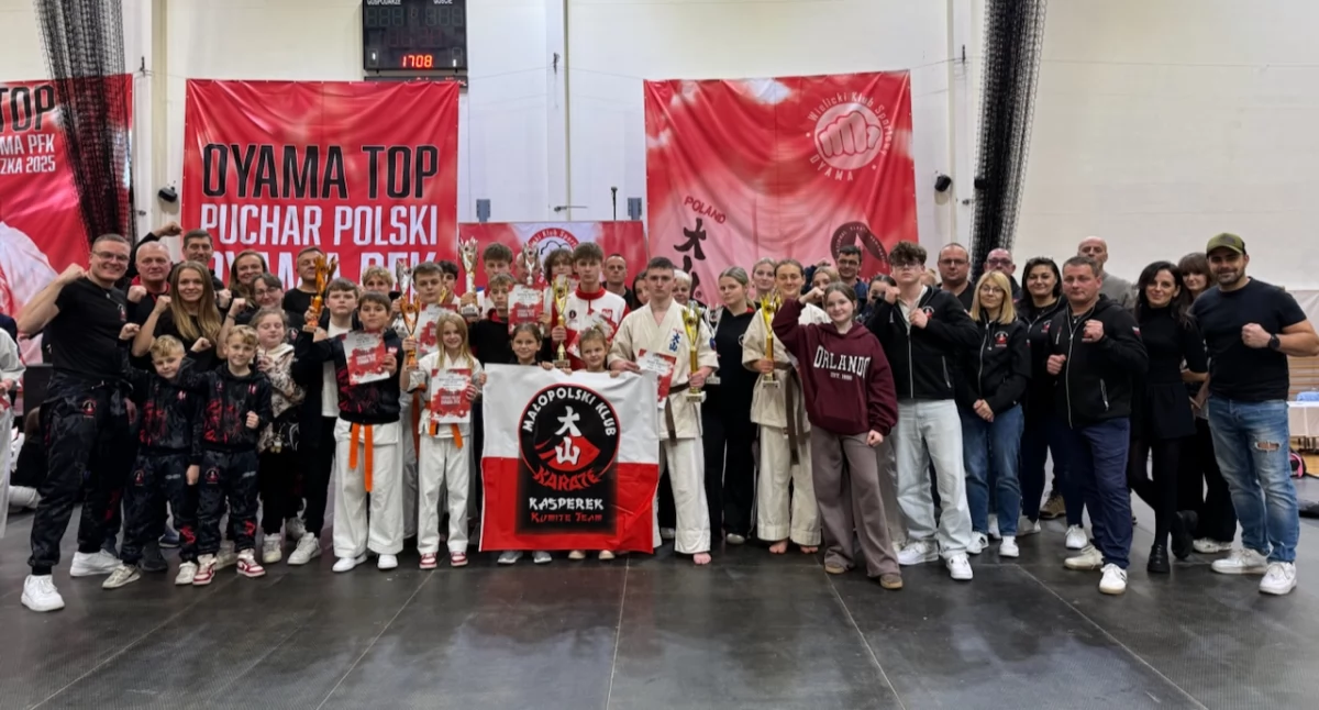 Sukces Małopolskiego Klubu Karate Oyama – Kasperek Team na Pucharze Polski w Wieliczce!
