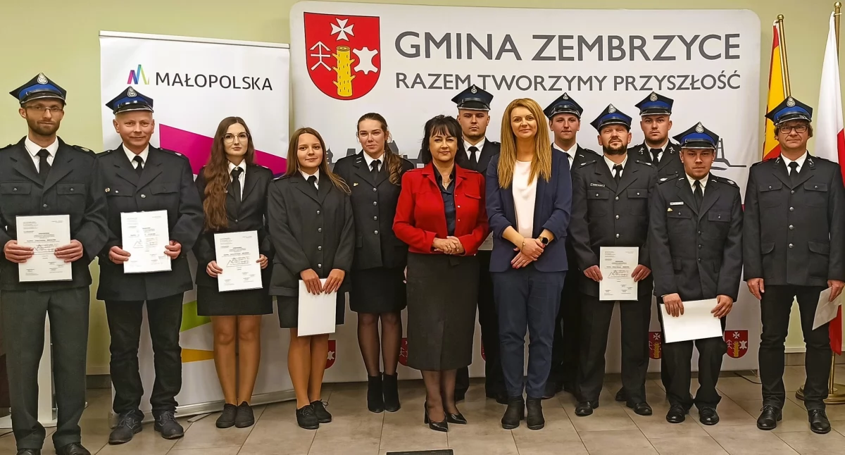 Szkolenie KPP dla każdej jednostki OSP w Gminie Zembrzyce. Strażacy zyskali kwalifikacje ratownika