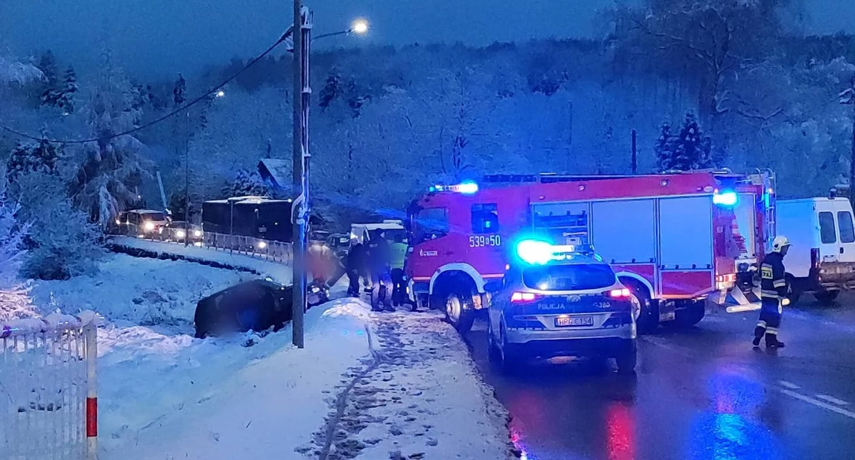 Zdarzenie drogowe na skrzyżowaniu w Białce (Aktualizacja)