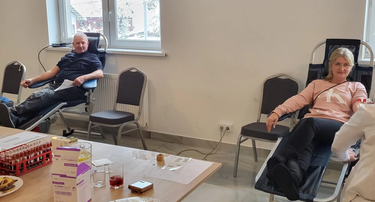 Zbiórka krwi w Sidzinie zakończona sukcesem