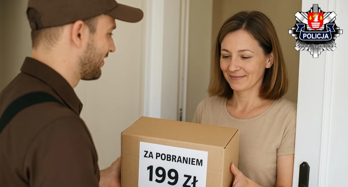 Policja apeluje - Uwaga na oszustwa związane z paczkami za pobraniem 
