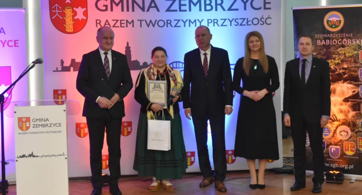 Bernadeta Ryt uhonorowana Laurem Babiogórskim za pasję do folkloru