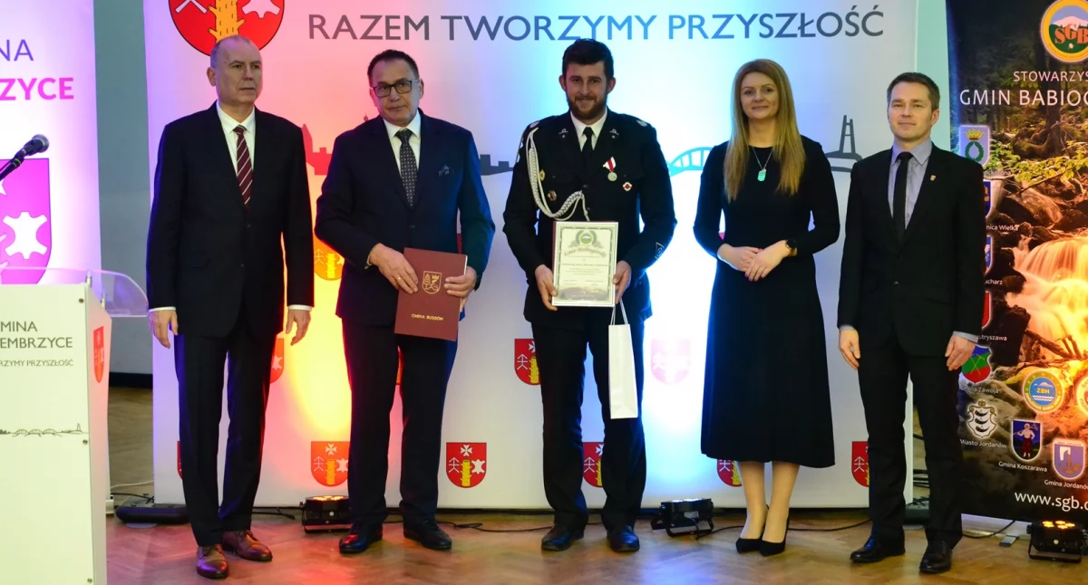 Laur Babiogórski dla Ochotniczej Straży Pożarnej w Budzowie