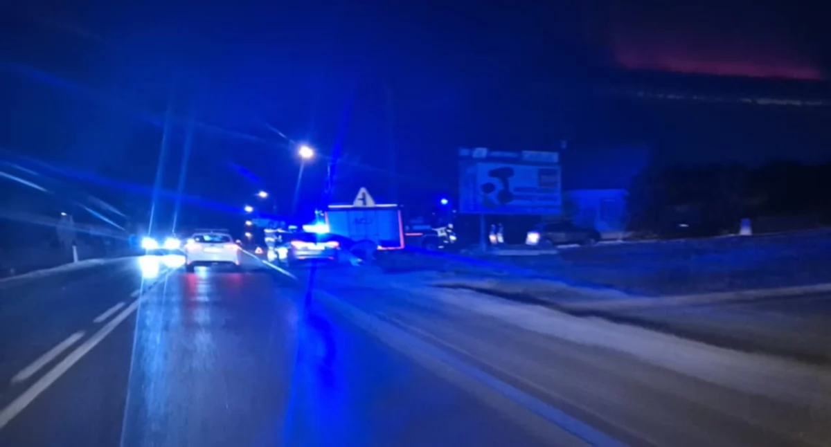 Wypadek w Jordanowie. Jedna osoba poszkodowana 