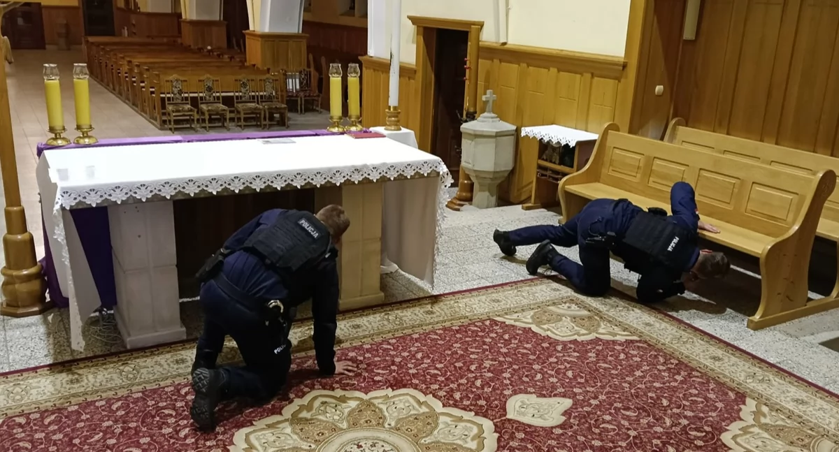 Alarm bombowy w kościele. 18-latek zatrzymany