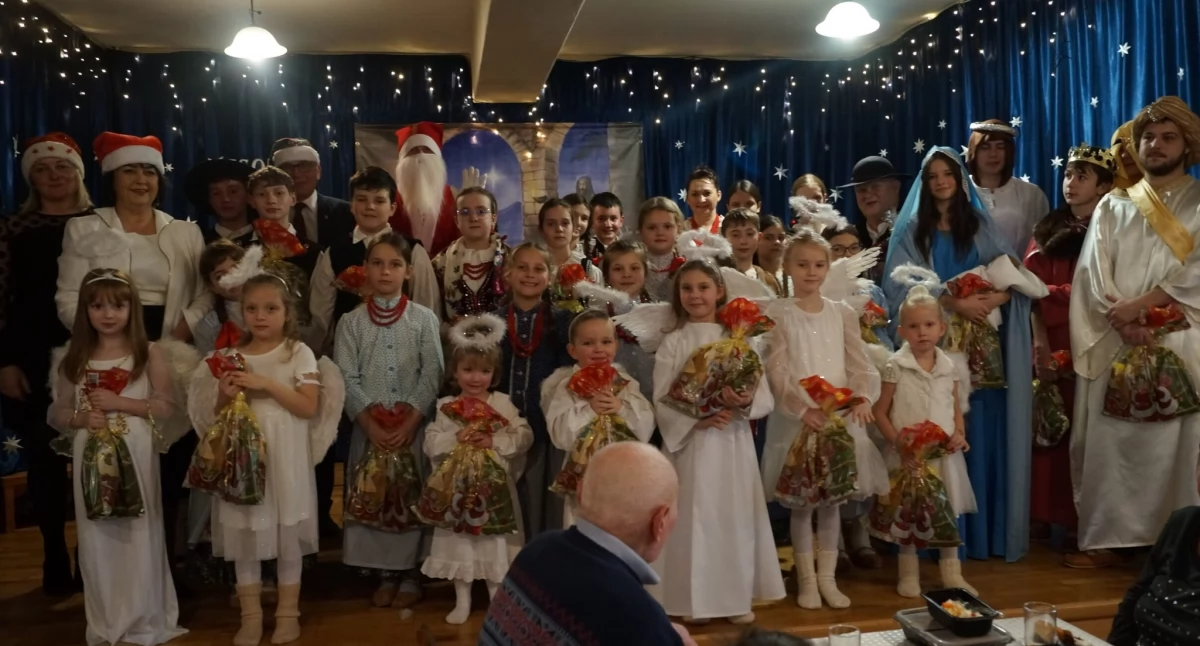 Wigilijne spotkanie mieszkańców Gminy Budzów w Jachówce