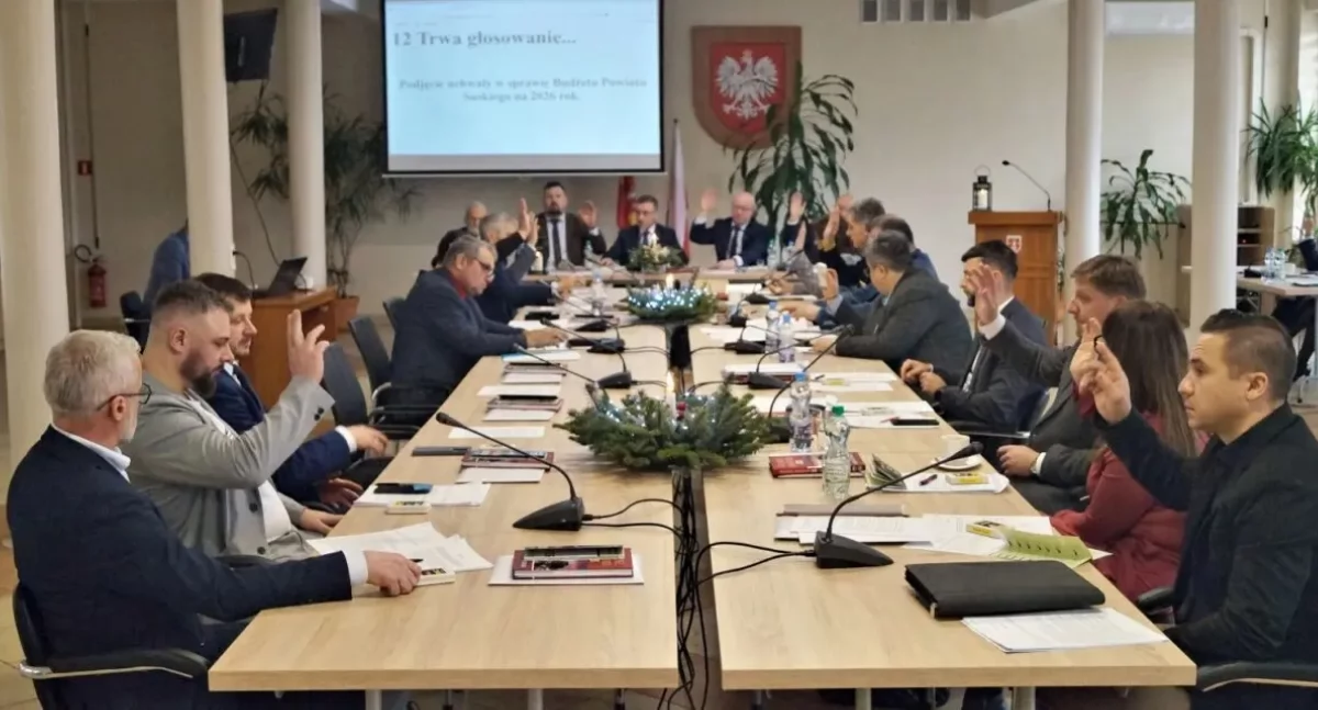 Powiat suski uchwalił budżet na 2026 rok