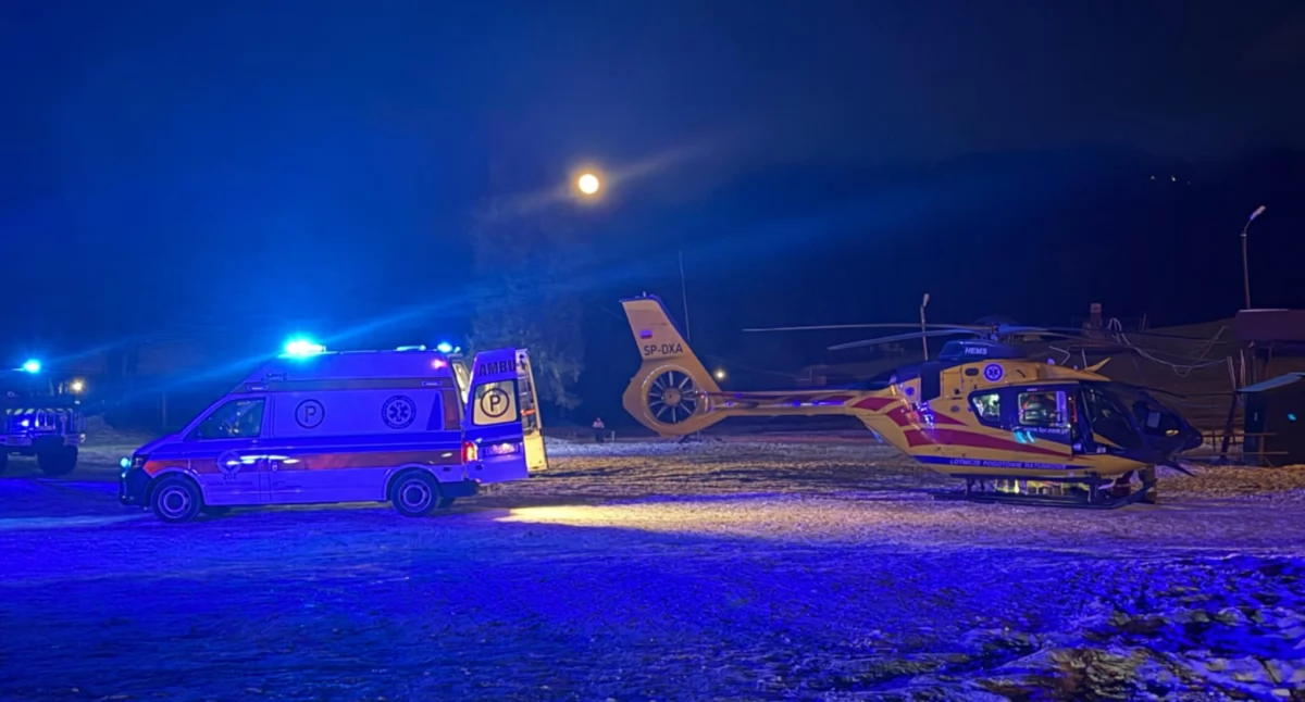 Wypadek na stoku narciarskim. Poszkodowane dziecko 