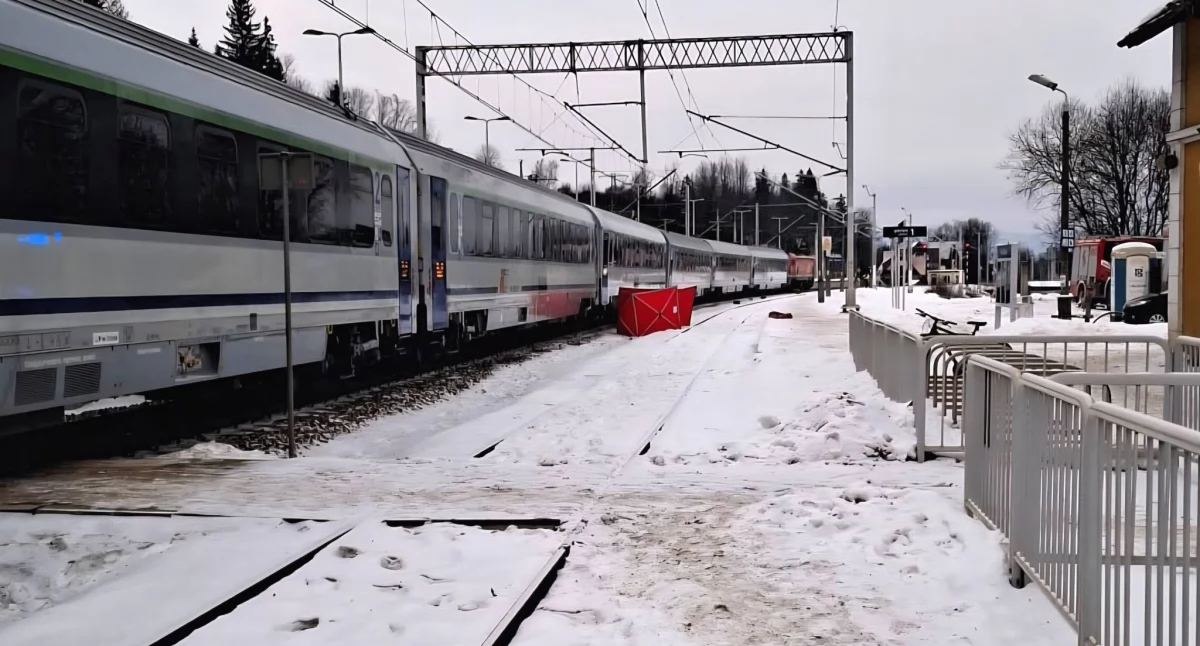 Dramat na stacji w Białym Dunajcu. Poważne utrudnienia na linii Kraków–Zakopane